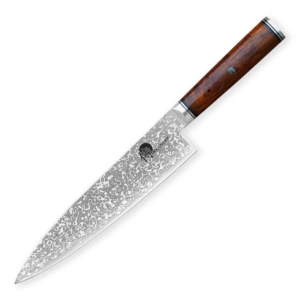 foto Kuchy�sk� n�� Chef/Gyuto 210 mm Dellinger M390 Cocobolo